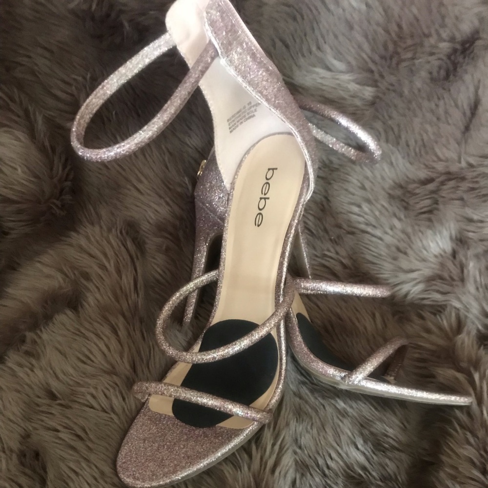 Pink BeBe Stiletto's for PROM!!!